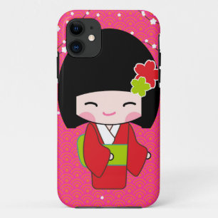 Funda Para iPhone 11 linda muñeca kawaii iPhone 11 Funda