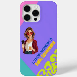 Funda Para iPhone 15 Pro Max Linda Roberts llama a los estafadores por teléfono