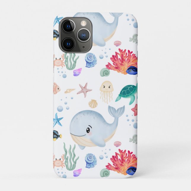 Funda De Case-Mate Para iPhone Lindo Bajo el mar (Reverso)