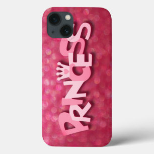 Funda Para iPhone 13 Lindo Bokeh Rosa Brillante Princesa