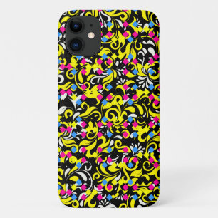 Funda Para iPhone 11 Lindo floral abstracto colorido