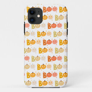 Funda Para iPhone 11 Lindo Halloween Espeluznante Boo Calabaza Espantos