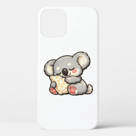 Funda Para iPhone 12 Lindo koala durmiendo con almohada