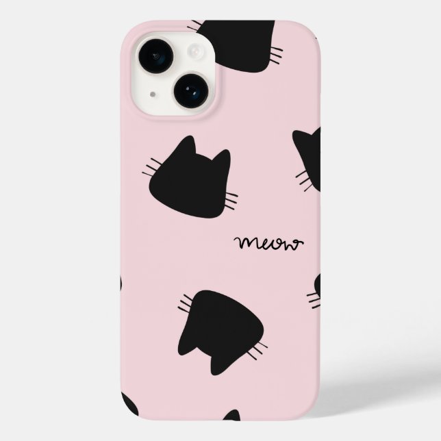Funda De Case-Mate Para iPhone lindo patrón de kitty funda para iPhone 14 (Reverso )