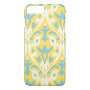 Funda Para iPhone 8 Plus/7 Plus Lindo patrón tribal ikat amarillo teal colorido