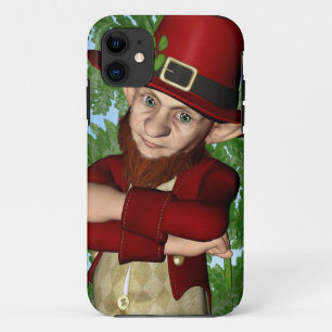 Funda Para iPhone 11 Lindo trébol duende folklore irlandés arte