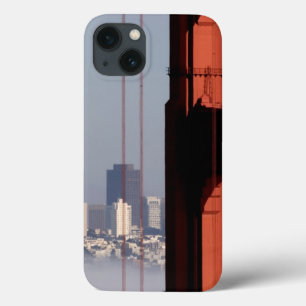 Funda Para iPhone 13 Línea aérea de San Francisco desde el puente Golde