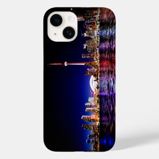 Funda Para iPhone 14 De Case-Mate Línea aérea de Toronto después del atardecer