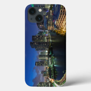 Funda Para iPhone 13 Línea alta de la ciudad de Brickell Key