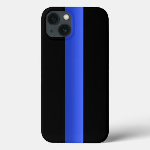 Funda Para iPhone 13 Línea Azul delgada