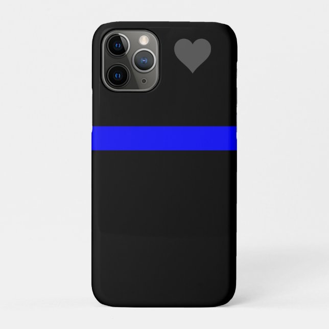 Funda De Case-Mate Para iPhone Línea Azul delgada - Para los que sirven (Reverso)