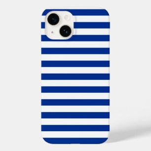 Funda Para iPhone 14 De Case-Mate línea blanca azul de la bandera de finlandia greci