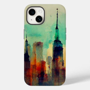 Funda Para iPhone 14 De Case-Mate Línea del cielo de la ciudad de Nueva York - Color