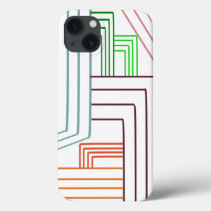 Funda Para iPhone 13 Líneas Art Deco