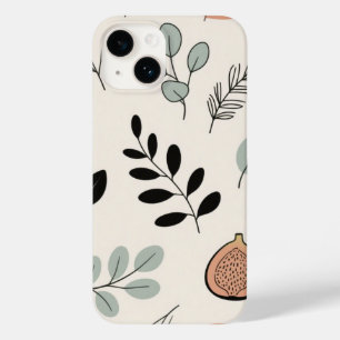Funda Para iPhone 14 De Case-Mate Líneas botánicas - Estuche para teléfono de arte d