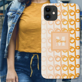 Funda Para iPhone 11 Líneas de bucle - Estuche para teléfono Ombre Nara
