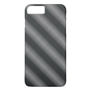 Funda Para iPhone 8 Plus/7 Plus Líneas de gradación en blanco y negro ultra finas
