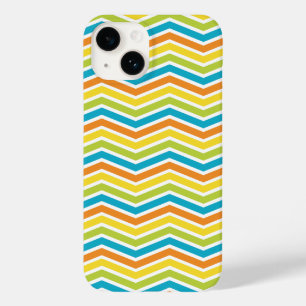 Funda Para iPhone 14 De Case-Mate Líneas de zigzag, patrones coloridos, patrones