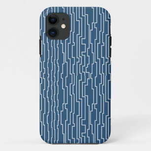 Funda Para iPhone 11 Líneas del circuito blanco