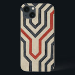 Funda Para iPhone 13 Líneas gráficas azul y naranja<br><div class="desc">Naranja gráfico y líneas azules atraviesan este artículo de Chariklia Zarris. La línea del naranja atraviesa la mayor parte del trabajo, mientras que las líneas del blues tienen un patrón perceptible para ellos. ¿A qué esperas para crear ya el tuyo?</div>