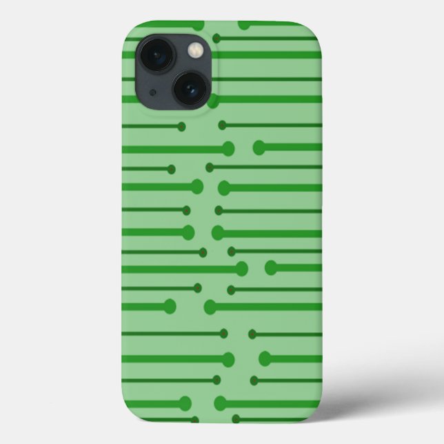 Funda De Case-Mate Para iPhone Líneas inspiradas en MCM (Reverso)