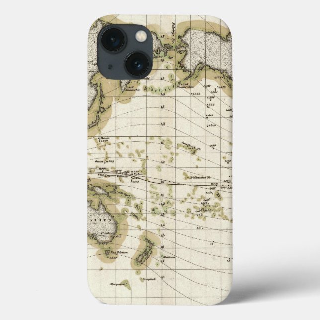 Funda De Case-Mate Para iPhone líneas isoddinámicas de presentación (Reverso)