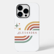 Líneas retro Groovy 70's años 80 Naranja amarillo 