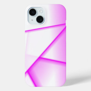 Funda Para iPhone 15 Líneas rosadas calientes