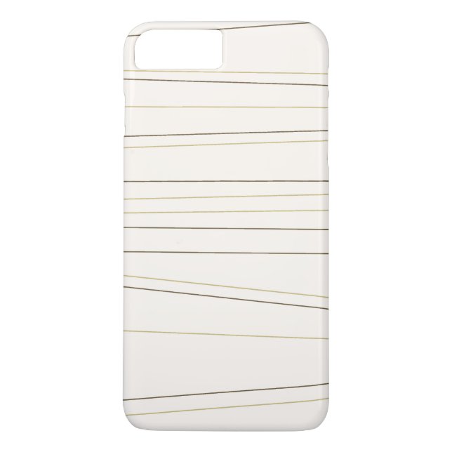 Funda De Case-Mate Para iPhone Líneas simples (Reverso)