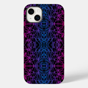 Funda Para iPhone 14 Plus De Case-Mate Líneas transversales luminosas 01 x4 bw Negro BG