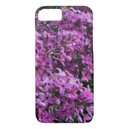 Funda Para iPhone 8/7 Línlacas rosadas púrpura | foto floral rosa románt