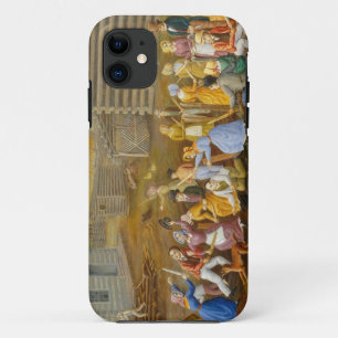 Funda Para iPhone 11 Lino que agrama la abeja, 1885 (aceite en hacer