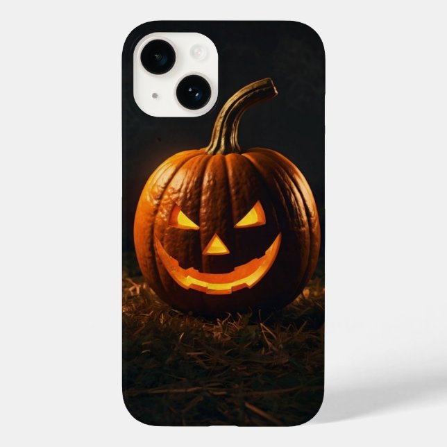 Funda De Case-Mate Para iPhone Linterna de Jack-O’ (Reverso )