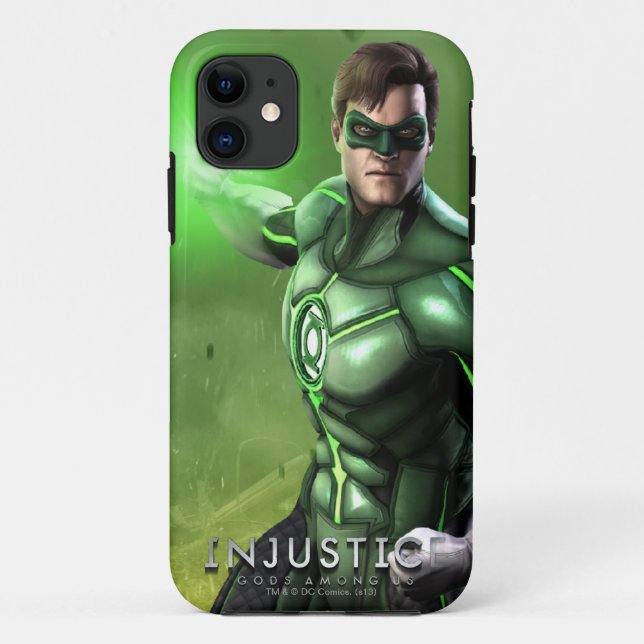 Funda De Case-Mate Para iPhone Linterna verde (Reverso)