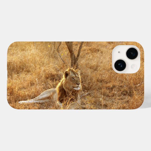 Funda De Case-Mate Para iPhone Lion iPhone 14 Case (Reverso  (Horizontal))