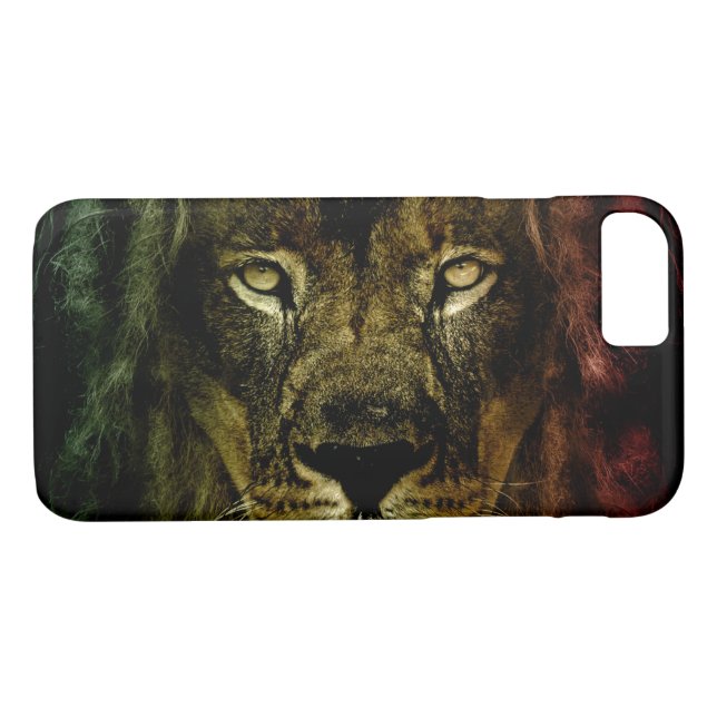 Funda De Case-Mate Para iPhone Lion of Judah Case iPhone - Lion Rastafari - (Reverso (horizontal))