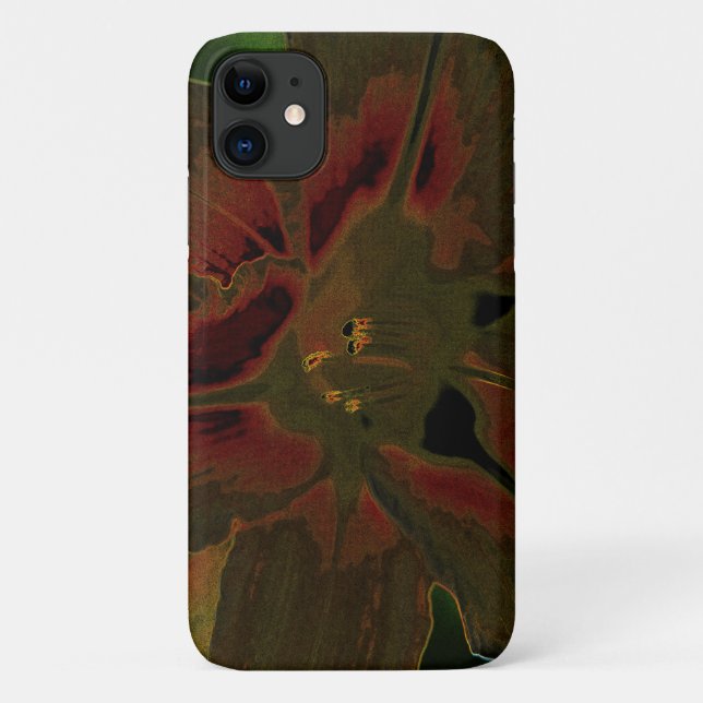 Funda De Case-Mate Para iPhone lirio asiático NEON (Reverso)
