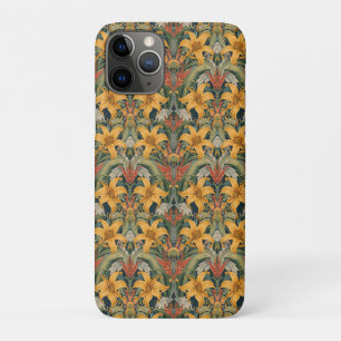 Funda Para iPhone 11 Pro Lirio dorado vintage pre-rafaelita de William Morr