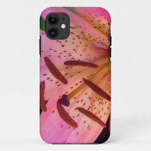 Funda Para iPhone 11 Lirio rosado suave
