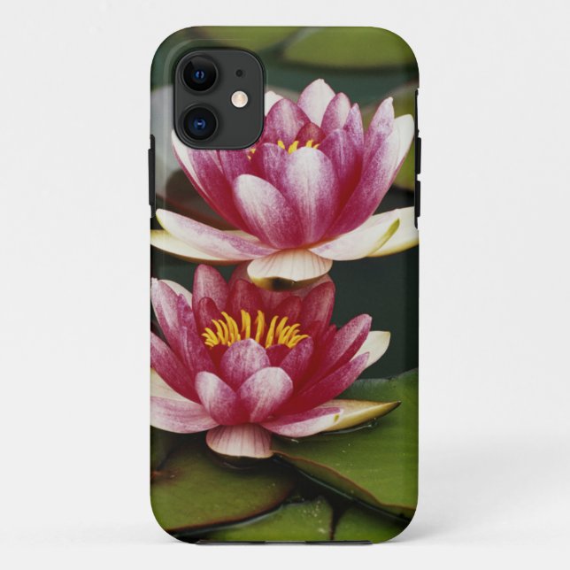 Funda De Case-Mate Para iPhone Lirios de agua híbridos (Reverso)