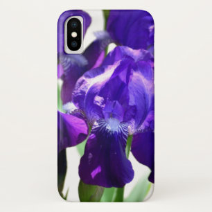 Funda Para iPhone X Lirios Morados Flor de Iris