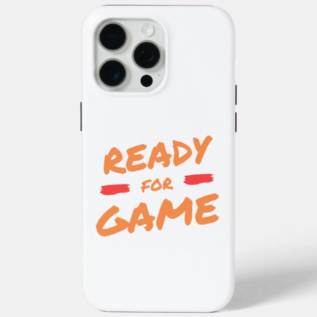Funda De Case-Mate Para iPhone listo para jugar (Reverso )