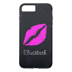 Funda Para iPhone 8 Plus/7 Plus Litros rosados negros simples y personalizados