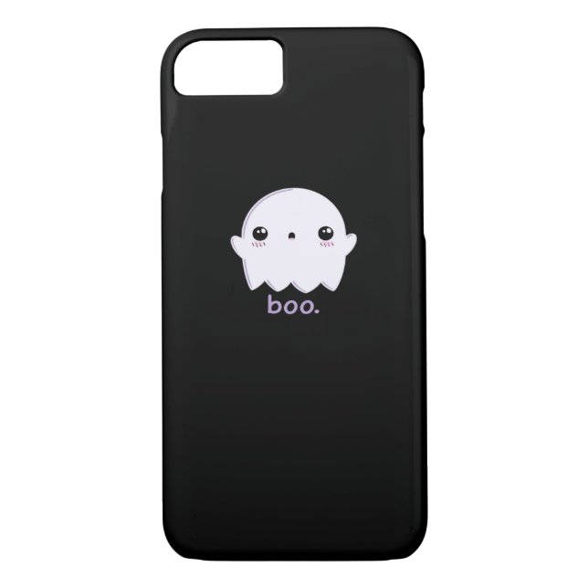 Funda De Case-Mate Para iPhone Little Boo Cute Halloween (Reverso)