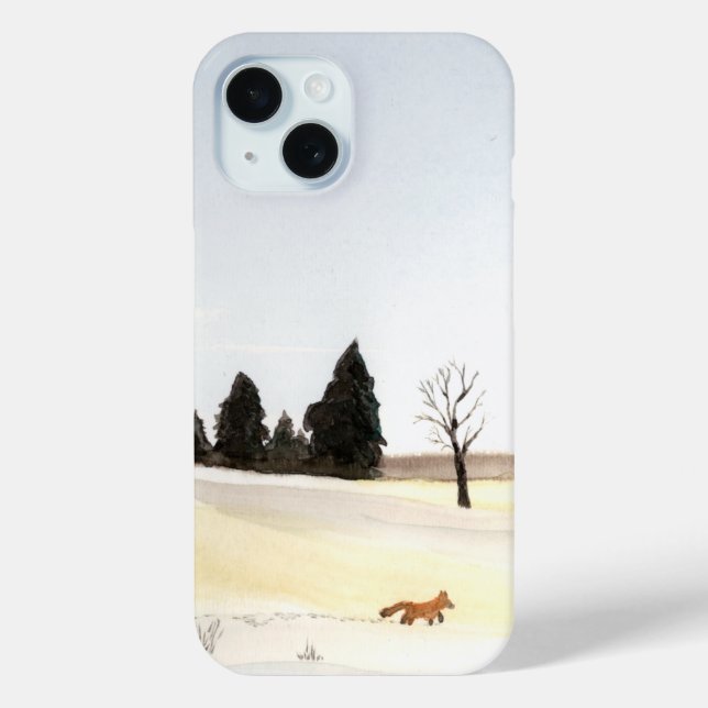 Funda De Case-Mate Para iPhone Little Fox (Reverso )