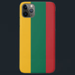 Funda Para iPhone 11 Pro Max lituana<br><div class="desc">Bandera de Lituania. La bandera de Lituania consiste en una tricolor horizontal de amarillo, verde y rojo. Se adoptó el 20 de marzo de 1989, casi dos años antes del restablecimiento de la independencia de Lituania tras el fin de la Unión Soviética. Antes de su readopción, la bandera había sido...</div>