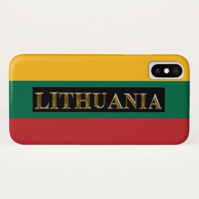 FUNDA DE Case-Mate PARA iPhone LITUANIA (Reverso (horizontal))