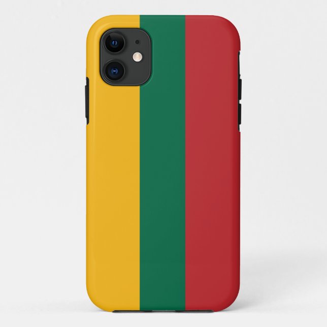 Funda De Case-Mate Para iPhone Lituania - bandera lituana (Reverso)