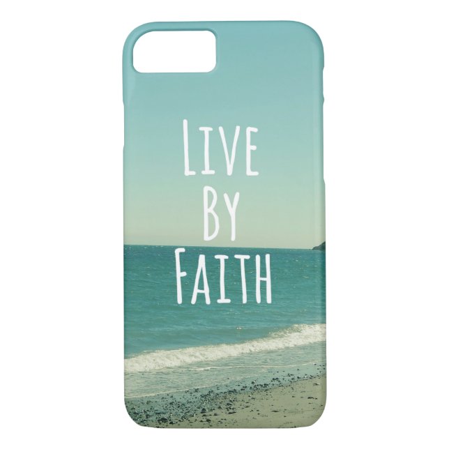 Funda De Case-Mate Para iPhone Live by Faith (Reverso)
