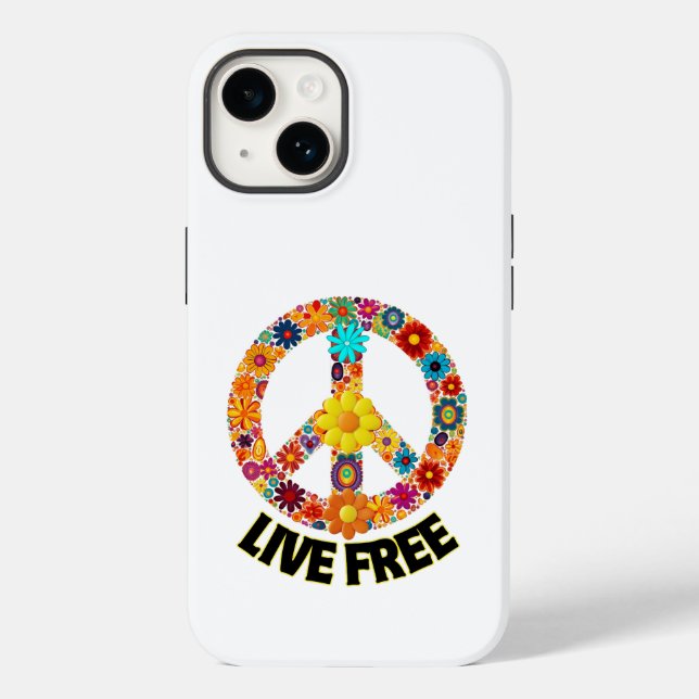 Funda De Case-Mate Para iPhone Live Free.w (Reverso )